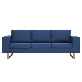 3-Sitzer-Sofa Stoff Blau