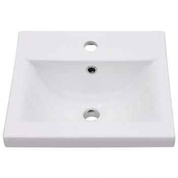 Einbauwaschbecken 42x39x18 cm Keramik Weiß   