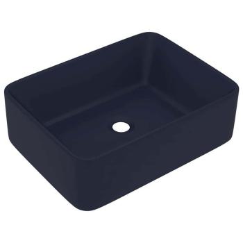 Luxus-Waschbecken Matt Dunkelblau 41x30x12 cm Keramik