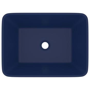 Luxus-Waschbecken Matt Dunkelblau 41x30x12 cm Keramik