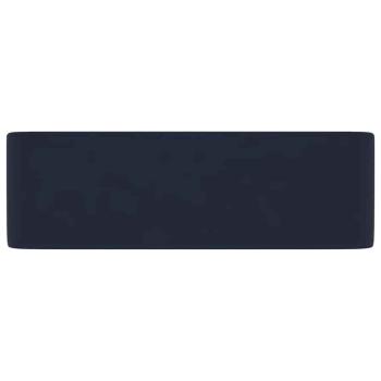 Luxus-Waschbecken Matt Dunkelblau 41x30x12 cm Keramik