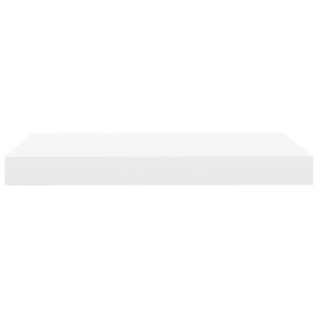Schweberegale 4 Stk. Eichen-Optik und Weiß 40x23x3,8 cm MDF