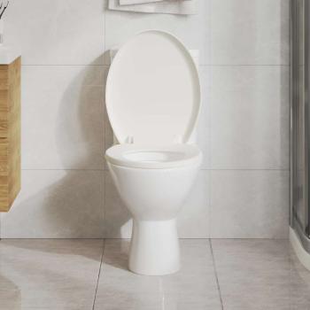 Toilettensitz mit Absenkautomatik und Quick-Release-Design Weiß