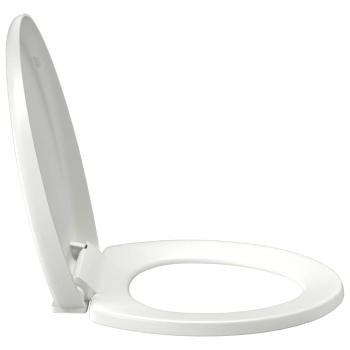 Toilettensitz mit Absenkautomatik und Quick-Release-Design Weiß
