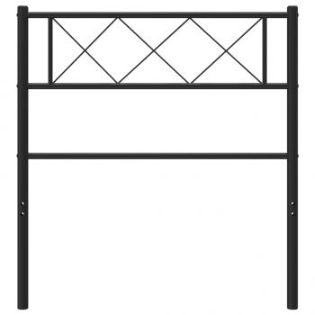 Kopfteil Metall Schwarz 107 cm