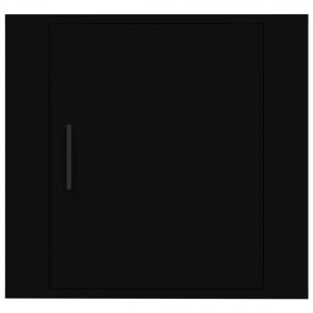 Wand-Nachttische 2 Stk. Schwarz 50x30x47 cm