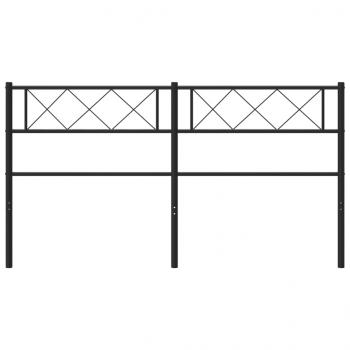 Kopfteil Metall Schwarz 150 cm