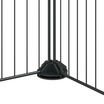 20-tlg. Haustierkäfig mit Tür Schwarz 35x35 cm Stahl