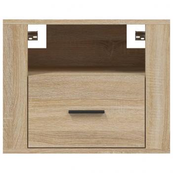 Wand-Nachttische 2 Stk. Sonoma-Eiche 50x36x40 cm