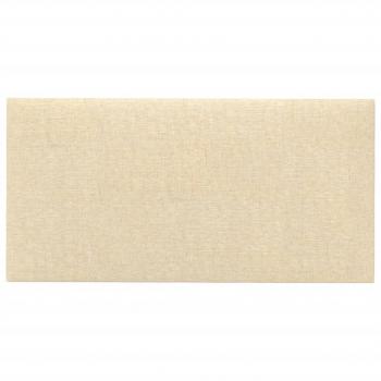 Wandpaneele 12 Stk. Creme 60x30 cm Stoff 2,16 m²