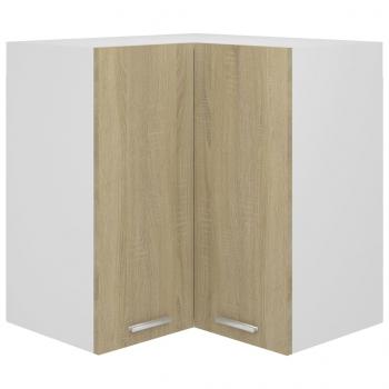 ARDEBO.de - Eckhängeschrank Sonoma-Eiche 57x57x60 cm Holzwerkstoff