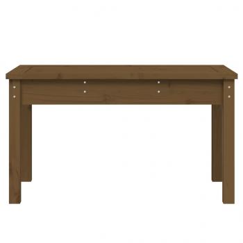 Gartenbank Honigbraun 80x44x45 cm Massivholz Kiefer
