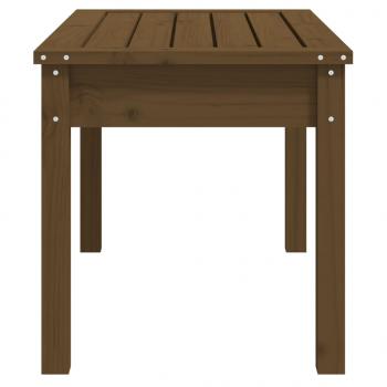 Gartenbank Honigbraun 80x44x45 cm Massivholz Kiefer
