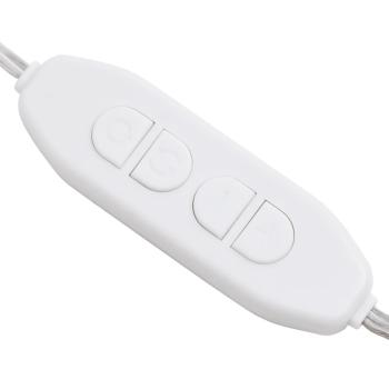 Wandspiegel mit LED-Beleuchtung Rechteckig Glas 