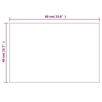 Wandspiegel mit LED-Beleuchtung Rechteckig Glas 