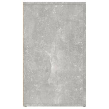 Nachttisch Betongrau 50x36x60 cm Holzwerkstoff
