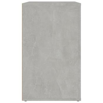 Nachttisch Betongrau 50x36x60 cm Holzwerkstoff