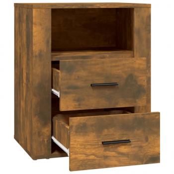 Nachttisch Räuchereiche 50x36x60 cm Holzwerkstoff