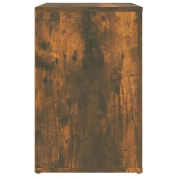 Schuhschrank Räuchereiche 130x35x54 cm Holzwerkstoff
