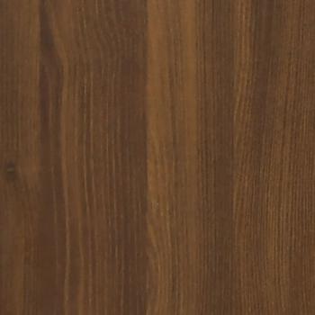 Schuhschrank Braun Eichen-Optik 130x35x54 cm Holzwerkstoff