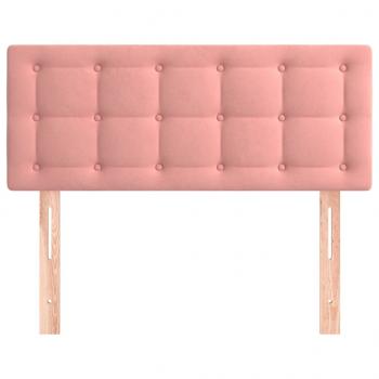 Kopfteil Rosa 90x5x78/88 cm Samt