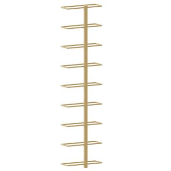 Wand-Weinregale für 9 Flaschen 2 Stk. Golden Eisen
