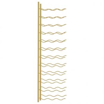 Wand-Weinregal für 36 Flaschen Golden Eisen