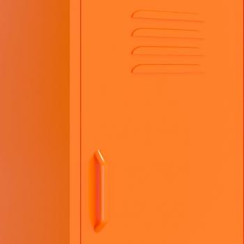 Lagerschrank Orange 42,5x35x101,5 cm Stahl