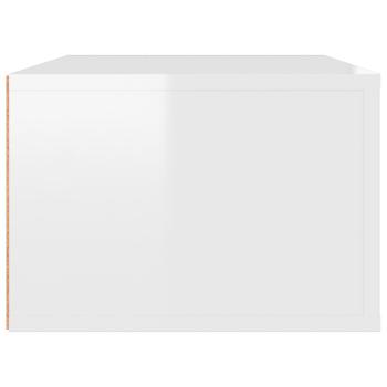 TV-Wandschrank Hochglanz-Weiß 80x36x25 cm Holzwerkstoff