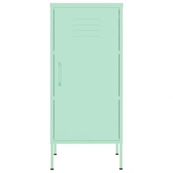 Lagerschrank Minzgrün 42,5x35x101,5 cm Stahl