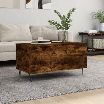 ARDEBO.de - Couchtisch Räuchereiche 90x44,5x45 cm Holzwerkstoff