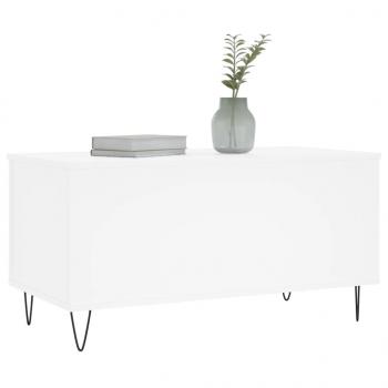 Couchtisch Weiß 90x44,5x45 cm Holzwerkstoff