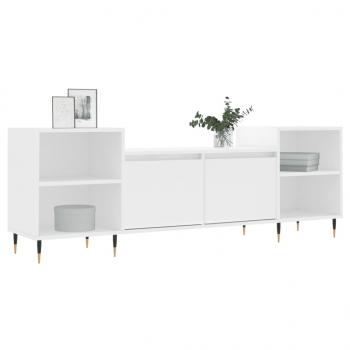 TV-Schrank Weiß 160x35x55 cm Holzwerkstoff