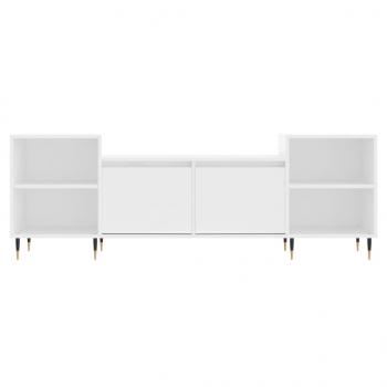 TV-Schrank Weiß 160x35x55 cm Holzwerkstoff