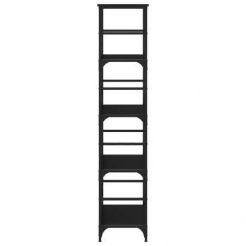 Bücherregal Schwarz 50x33x153 cm Holzwerkstoff