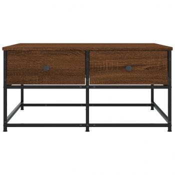 Couchtisch Braun Eichen-Optik 80x80x40 cm Holzwerkstoff