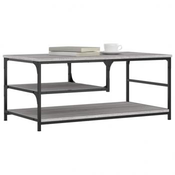 Couchtisch Grau Sonoma 90x49x40 cm Holzwerkstoff
