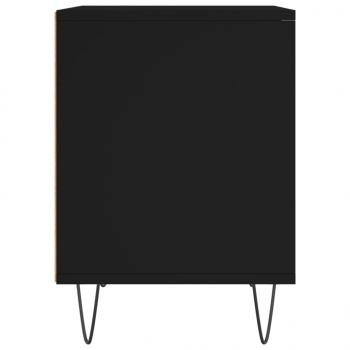 Nachttische 2 Stk. Schwarz 40x35x50 cm Holzwerkstoff