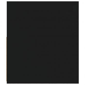Nachttische 2 Stk. mit LEDs Schwarz 60x35x40 cm