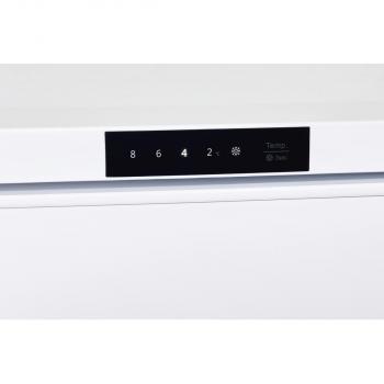 Exquisit KS16-4-HE-010D Standkühlschrank, 56 cm breit, 120 L, Temperatureinstellung, Eierablagen, Gemüseschublade, Schnellgefrieren, weiß