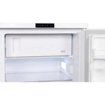 Exquisit KS16-4-HE-010D Standkühlschrank, 56 cm breit, 120 L, Temperatureinstellung, Eierablagen, Gemüseschublade, Schnellgefrieren, weiß