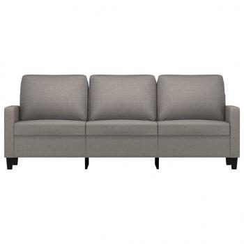 3-Sitzer-Sofa Taupe 180 cm Stoff
