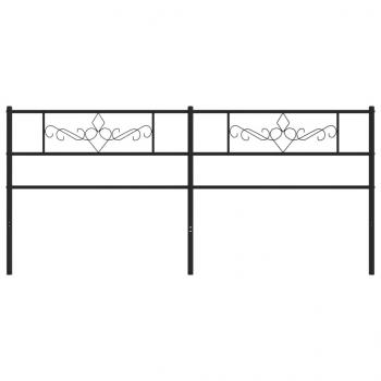 Kopfteil Metall Schwarz 200 cm