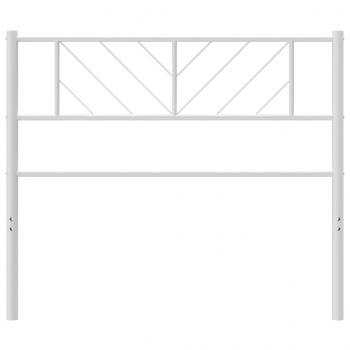 Kopfteil Metall Weiß 107 cm