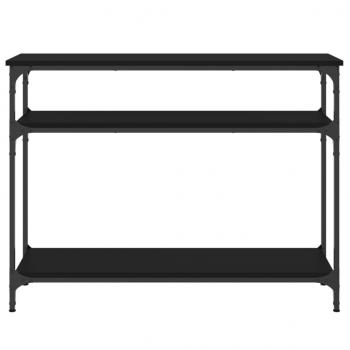 Konsolentisch Schwarz 100x29x75 cm Holzwerkstoff