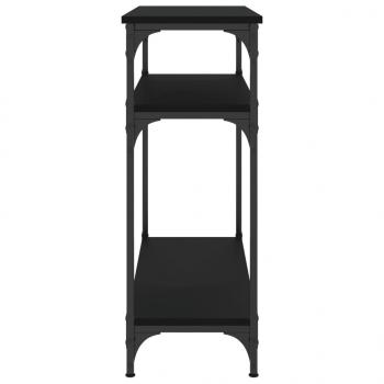 Konsolentisch Schwarz 75x29x75 cm Holzwerkstoff
