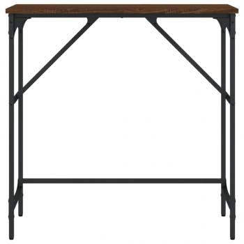 Konsolentisch Braun Eichen-Optik 75x32x75 cm Holzwerkstoff