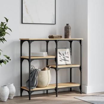ARDEBO.de - Konsolentisch Sonoma-Eiche 80x29x75 cm Holzwerkstoff