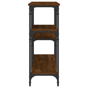 Konsolentisch Braun Eichen-Optik 160x29x75 cm Holzwerkstoff