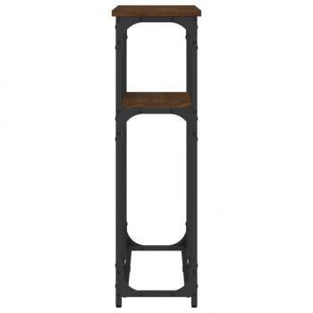 Konsolentisch Braun Eichen-Optik 90x22,5x75 cm Holzwerkstoff